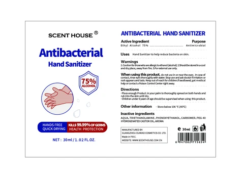 Antibacterial Hand Sanitizer 포장