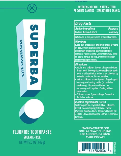 Superba 포장