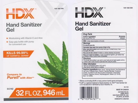 HDX Hand Sanitizer 포장