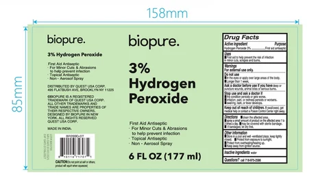 Biopure 3 Hydrogen Peroxide 포장