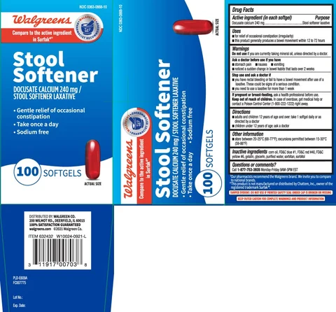 Stool Softener packaging
