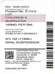 Childrens Ibuprofen packaging