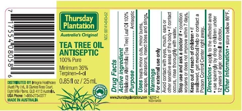 Thursday Plantation packaging