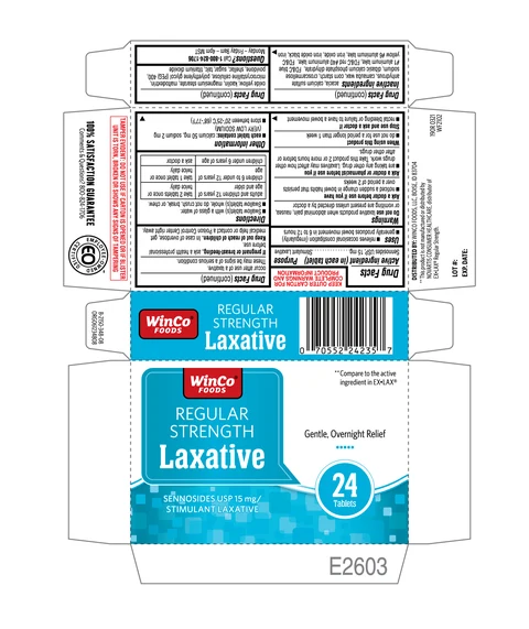 Regular Strength Laxative 포장