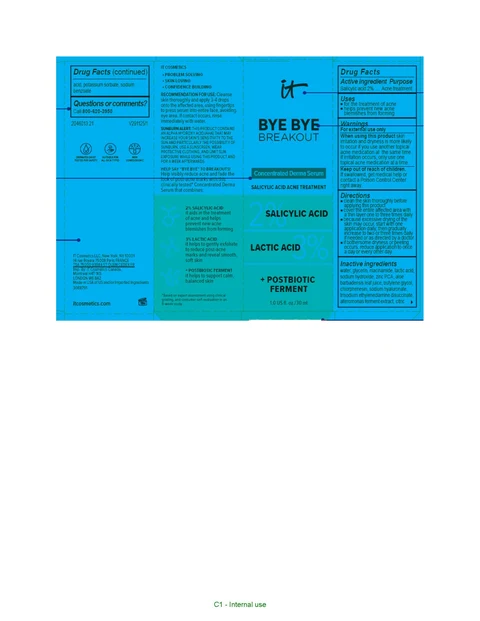 IT Cosmetics Bye Bye Breakout Concentrated Derma Serum Acne Treatment packaging