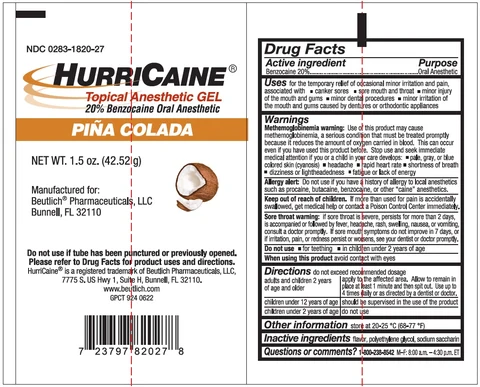 HurriCaineTopical Anesthetic 포장