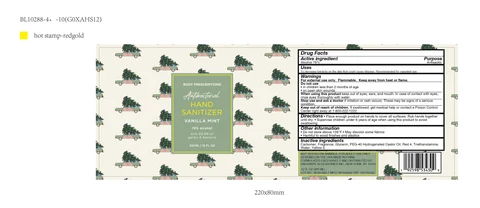 BODY PRESCRIPTIONS VANILLA MINT ANTIBACTERIAL HAND SANITIZER 포장