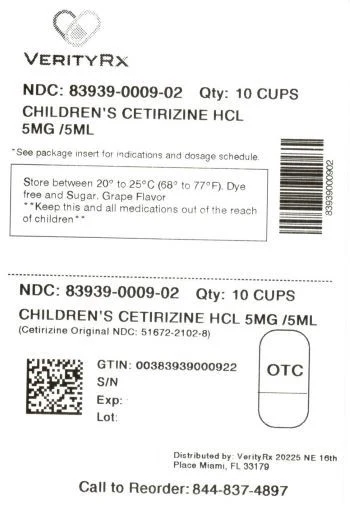 Childrens Cetirizine HydrochlorideSugar Free Grape packaging