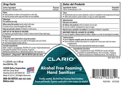 Alcohol Free Foaming Hand Sanitizer 포장