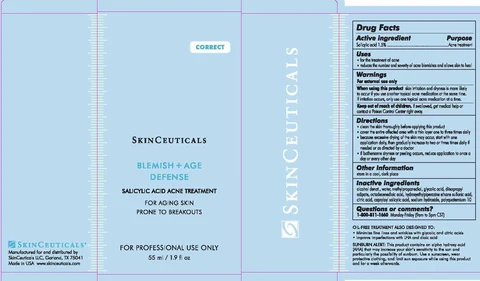 SkinCeuticals Blemish Plus Age Defense Acne Treatment packaging