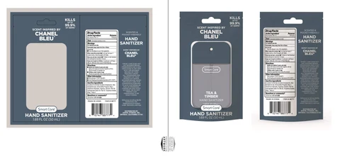 Smart Care Luxury Hand Sanitizer Tea and Timber 포장