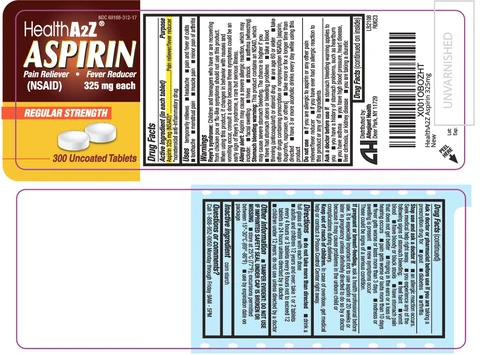 Aspirin 포장