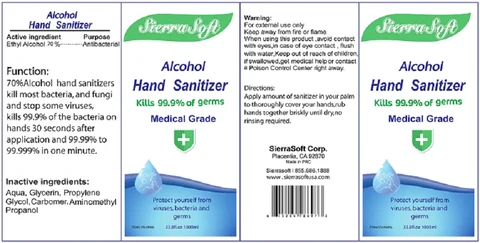 ALCOHOL HAND SANITIZER 포장