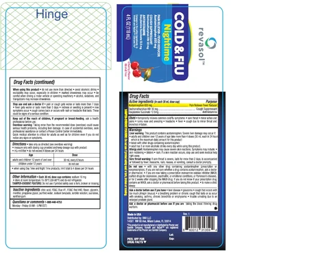 REVASOL NIGHTTIME COLD AND FLU 포장