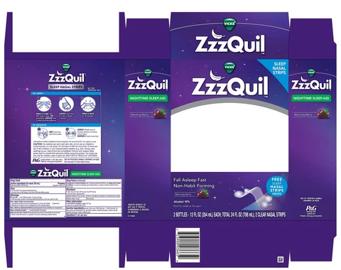Vicks ZzzQuilNighttime Sleep-Aid 포장