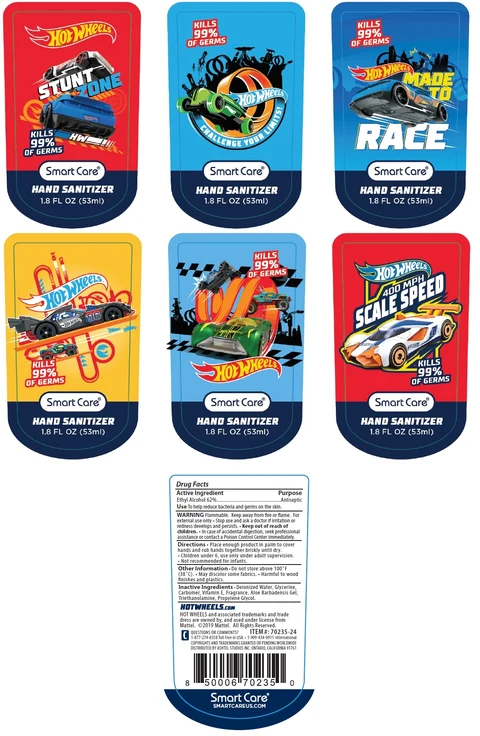 Hot Wheels Hand Sanitizer 포장