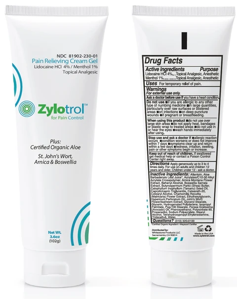 ZYLOTROL PAIN RELIEVING 포장