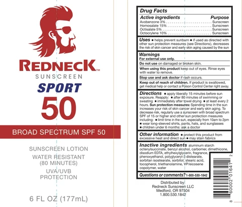 Redneck SPF 50 Sunscreen 포장