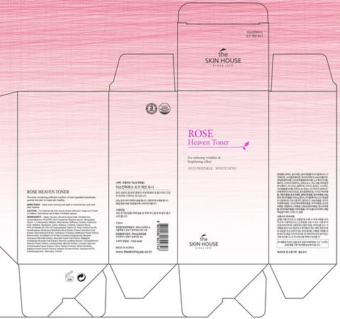 THE SKINHOUSE Rose Heaven Toner 포장