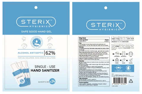 STERIX SAFE GOOD HAND Gel 포장