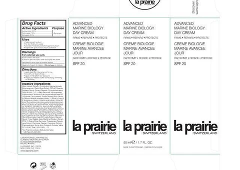 Advanced Marine Biology Day SPF 20La Prairie Group AG 포장