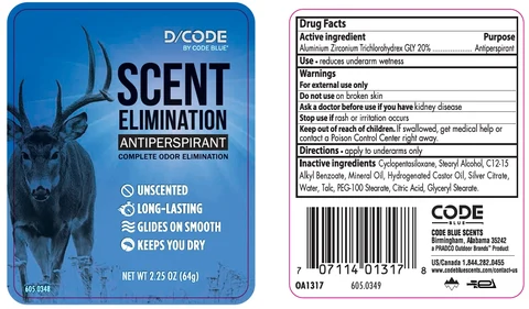 Code Blue Scent Elimination 포장