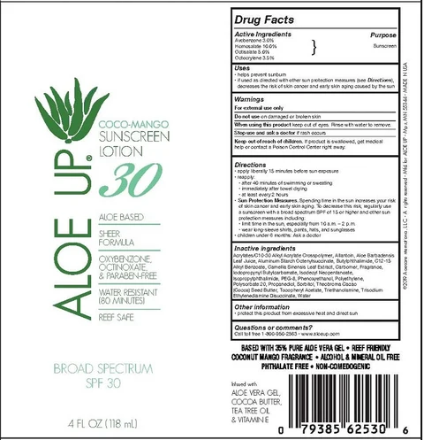 ALOE UP COCO-MANGOSPF-50 포장