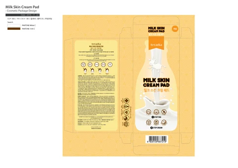 TERADIA MILK SKIN CREAMPAD 포장