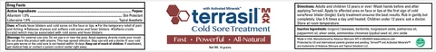 TERRASIL COLD SORE TREATMENT MAX 포장