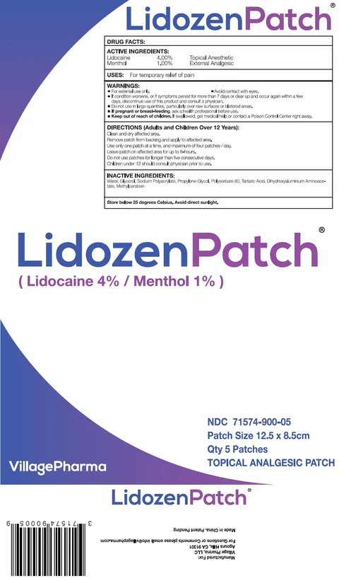 Lidozen packaging