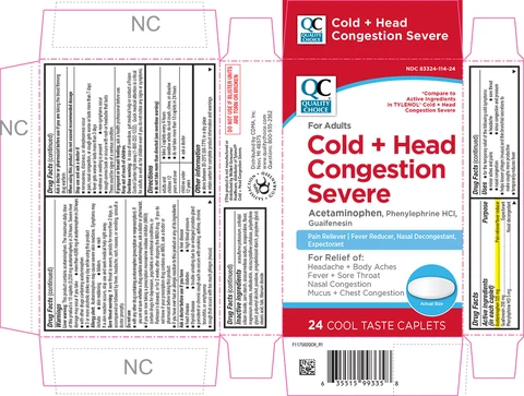 Cold plus Flu Congestion Severe 포장