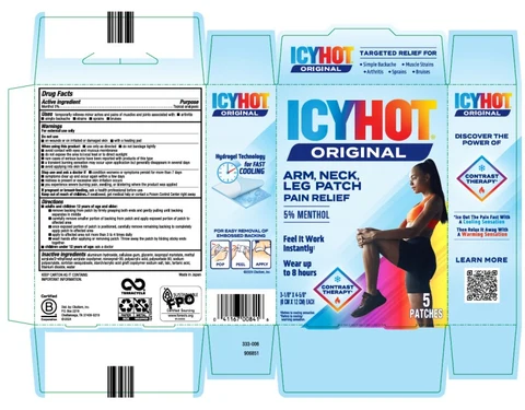 Icy Hot Arm Neck Leg and Small Areas / Icy Hot Back and Large Areas / Icy Hot XL Back and Large Areas / ICY Hot Value Pack 포장
