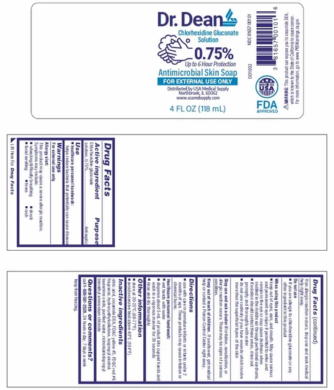 Chlorhexidine Gluconate Solution 0.75% Antiseptic packaging