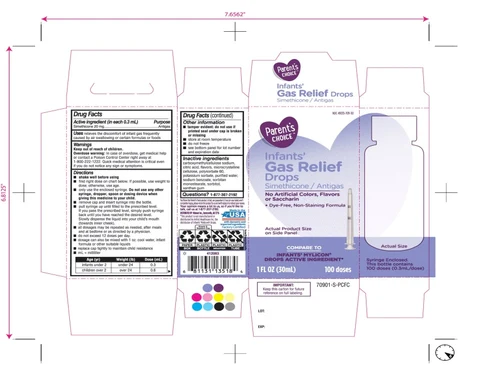 Infants Gas Relief Drops packaging