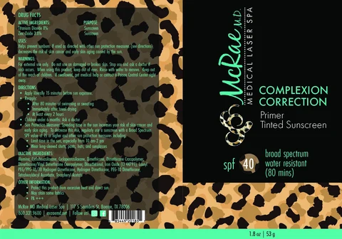Complexion Correction Tinted Primer Sunscreen 포장