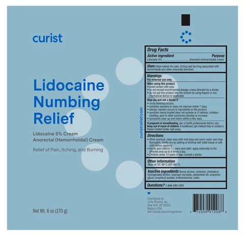 Curist Lidocaine Numbing Relief 포장