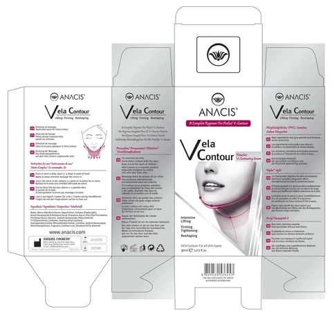 Vela Contour Neck and chin toning firming serum 포장