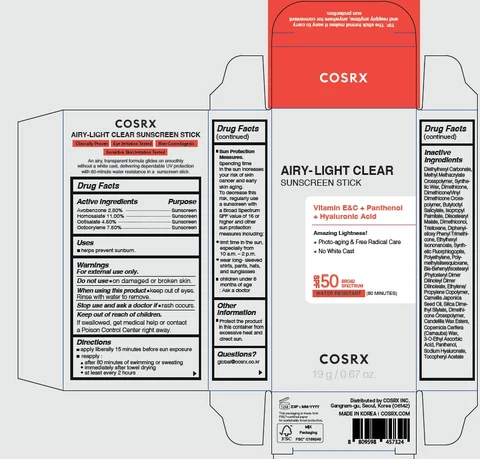 COSRX packaging