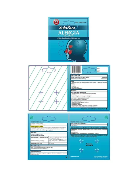 Chlorpheniramine Maleate 4mg packaging