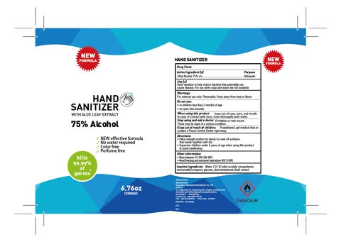 Hand Sanitizer packaging