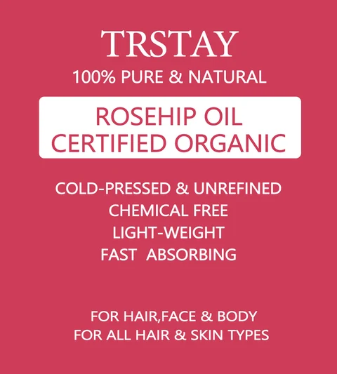 Rosehip Oil Certified Organic packaging