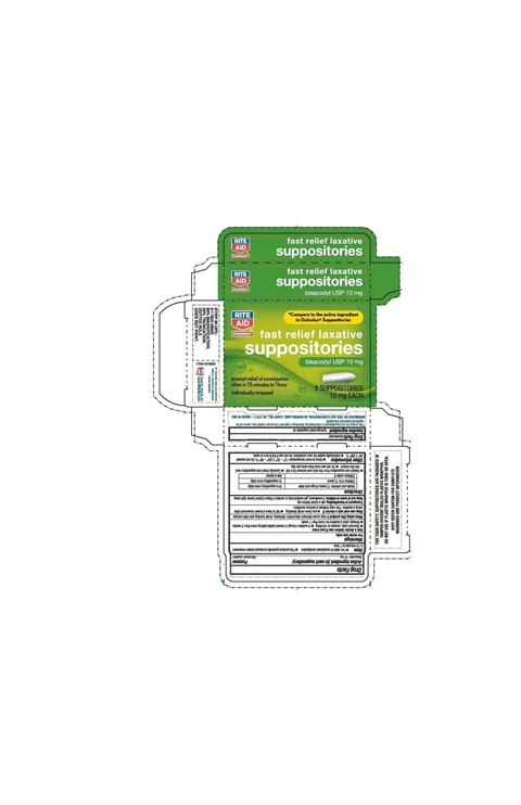 Rite Aid fast relief laxative packaging