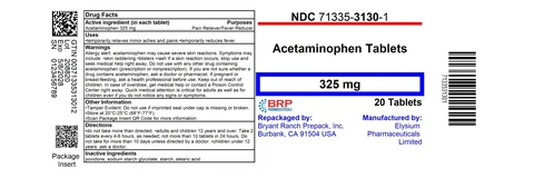 Acetaminophen 포장