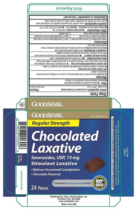 Chocolated Laxative packaging