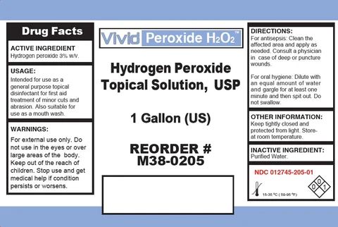 HYDROGEN PEROXIDE packaging