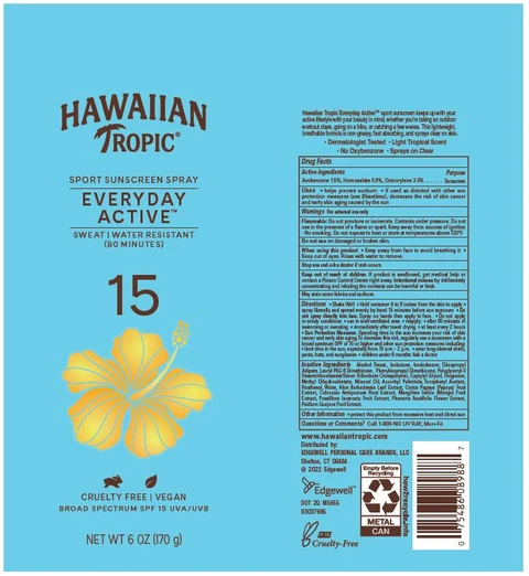 Hawaiian Tropic Sport Sunscreen Everyday Active packaging