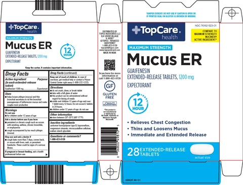Topcare Mucus ER packaging