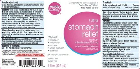 Stomach ReliefUltra Strength packaging