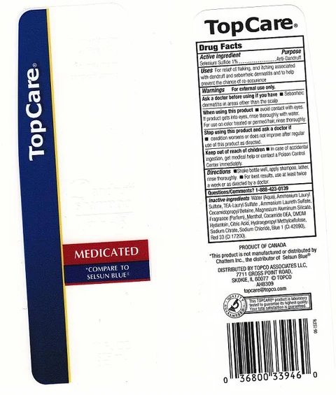 TopCareMEDICATED DANDRUFF packaging