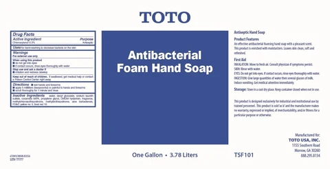 TOTO Antibacterial Foam HandSoap 포장